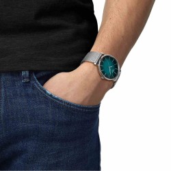 Tissot Everytime 40mm Teal Gradient Dial Watch - T1434101109100