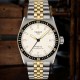 Christies Jewellery - Tissot PR516 Bi-Tone Powermatic 80 T1494072201100 Auckland NZ Tissot PR516 Bi-Tone Powermatic 80 T1494072201100 - Elegant and Precise Timepiece - White dial with Bi-Tone jubliee strap