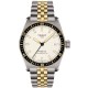 Christies Jewellery - Tissot PR516 Bi-Tone Powermatic 80 T1494072201100 Auckland NZ Tissot PR516 Bi-Tone Powermatic 80 T1494072201100 - Elegant and Precise Timepiece - White dial with Bi-Tone jubliee strap