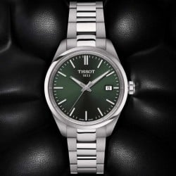 Tissot PR100 Green Dial 34mm T1502101109100