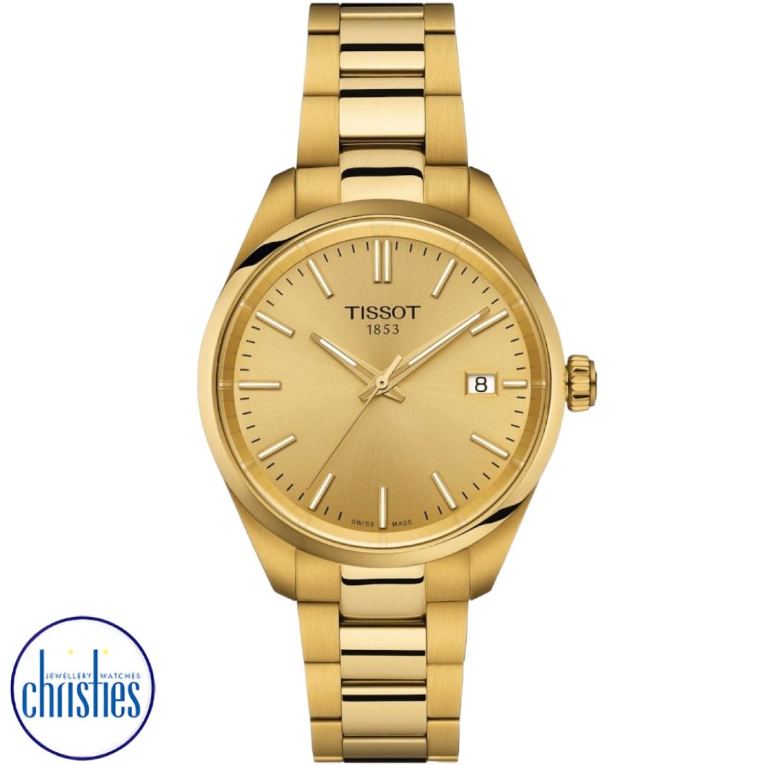 Christies Jewellery - Tissot PR100 34mm Gold Tone Watch T1502103302100 Watches Auckland NZ Tissot PR100 34mm Gold Tone Watch T1502103302100 T150.210.33.021.00 Tissot Watches NZ | Order now for Fast Free Delivery and 7 Day NZ support online and Instore at our Auckland Stores.