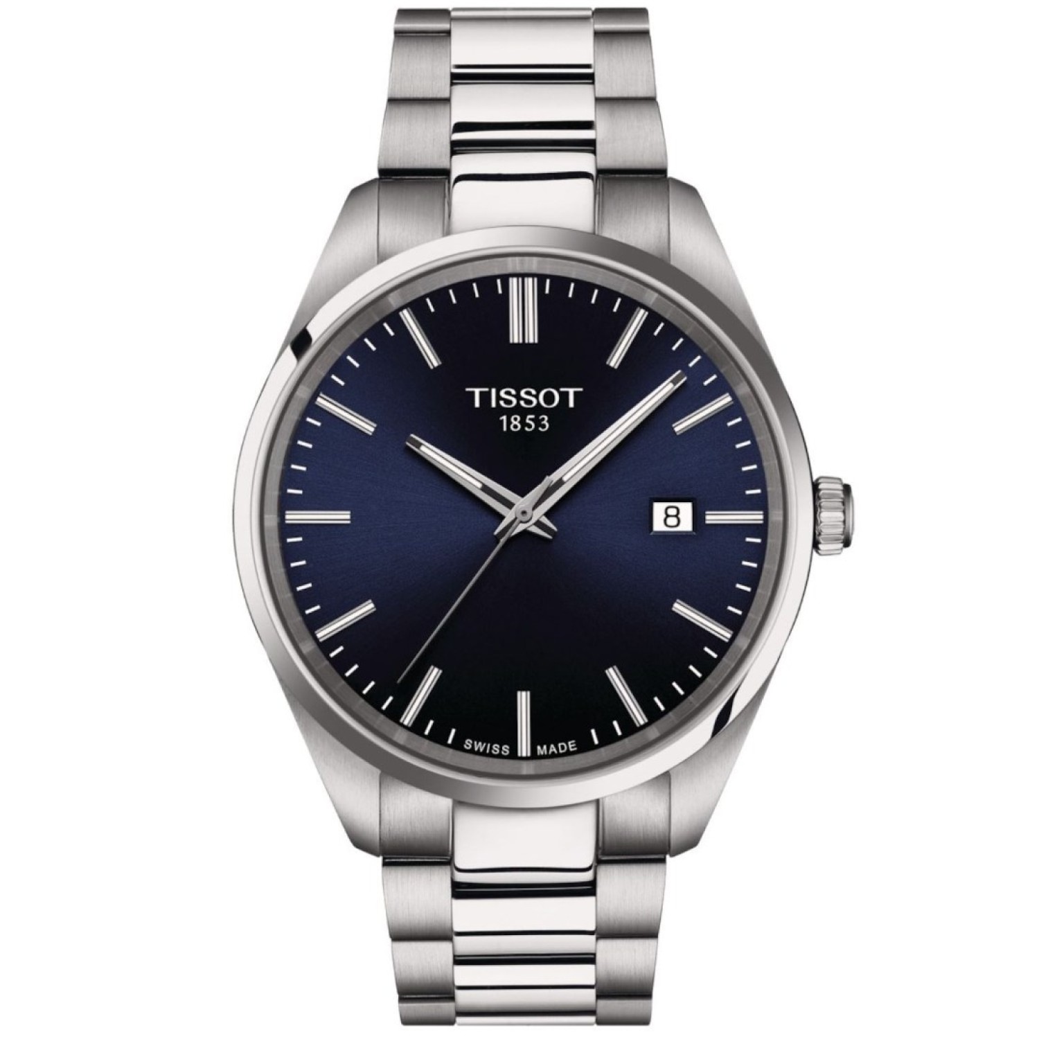 Christies Jewellery - Tissot PR100 Blue Dial Watch T1504101104100 Auckland NZ Tissot PR100 Blue Dial Watch T1504101104100 T150.410.11.041.00 with stainless steel casing and sapphire crystal