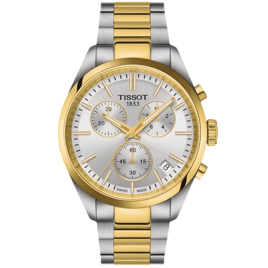 Tissot PR 100 Bi-Tone Chronograph Swiss Precision Style