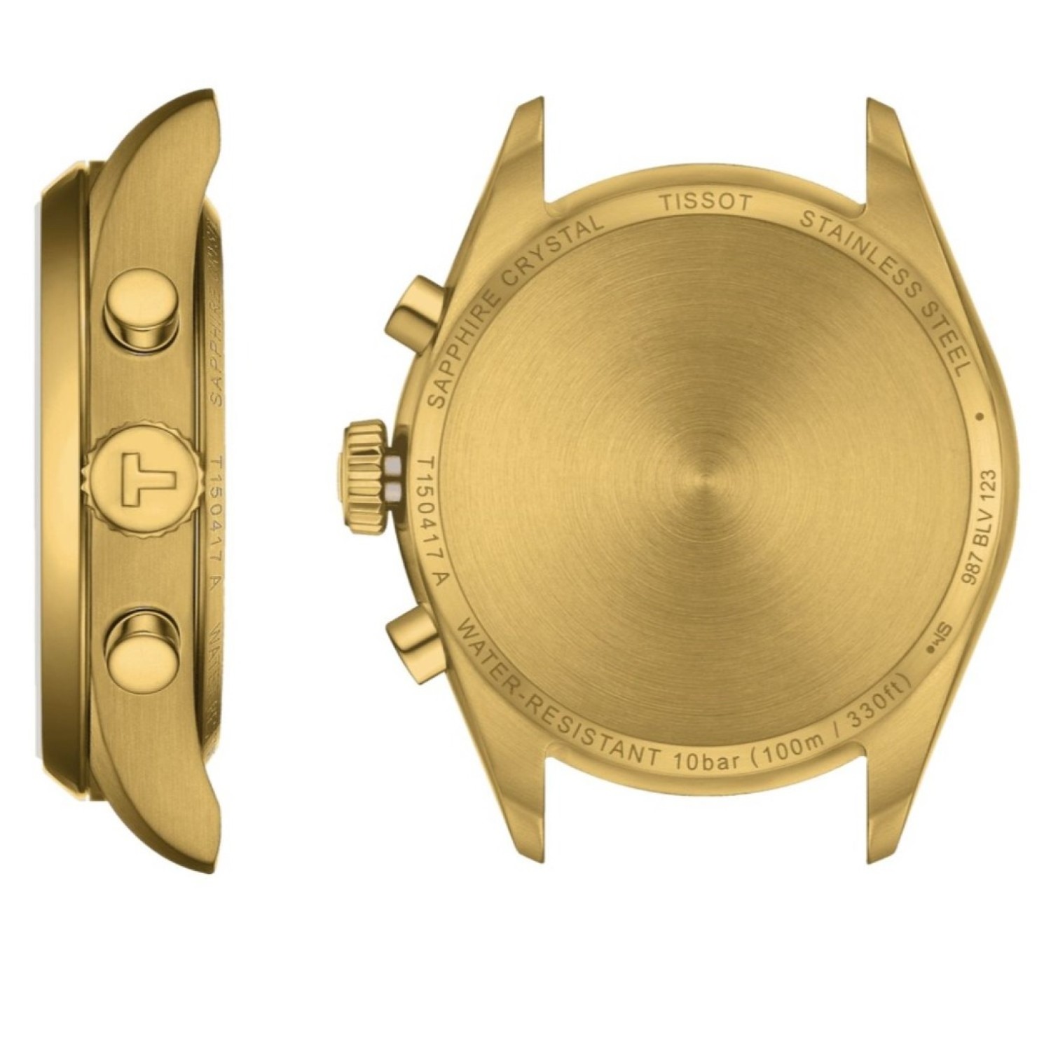Christies Jewellery - Tissot PR100 Chronograph Gold Tone Watch T1504173303100 Auckland NZ Tissot PR100 Chronograph Gold Tone Watch T1504173303100 with gold casing and chronograph functions