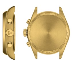 Tissot PR100 Chronograph Gold Tone Watch T1504173303100