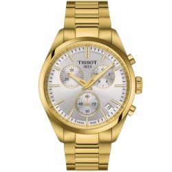 Tissot PR100 Chronograph Gold Tone Watch T1504173303100