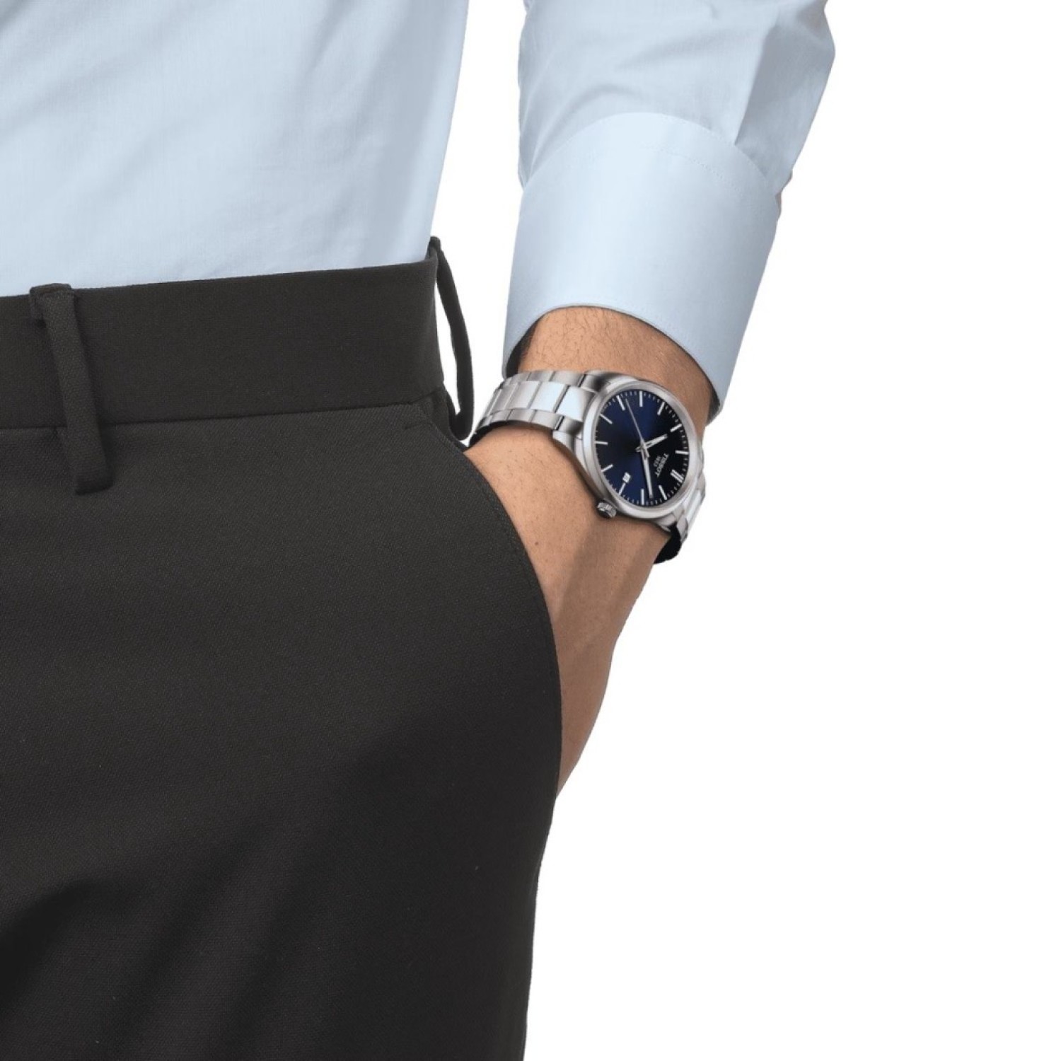 Christies Jewellery - Tissot PR100 Blue Dial Watch T1504101104100 Auckland NZ Tissot PR100 Blue Dial Watch T1504101104100 T150.410.11.041.00 with stainless steel casing and sapphire crystal