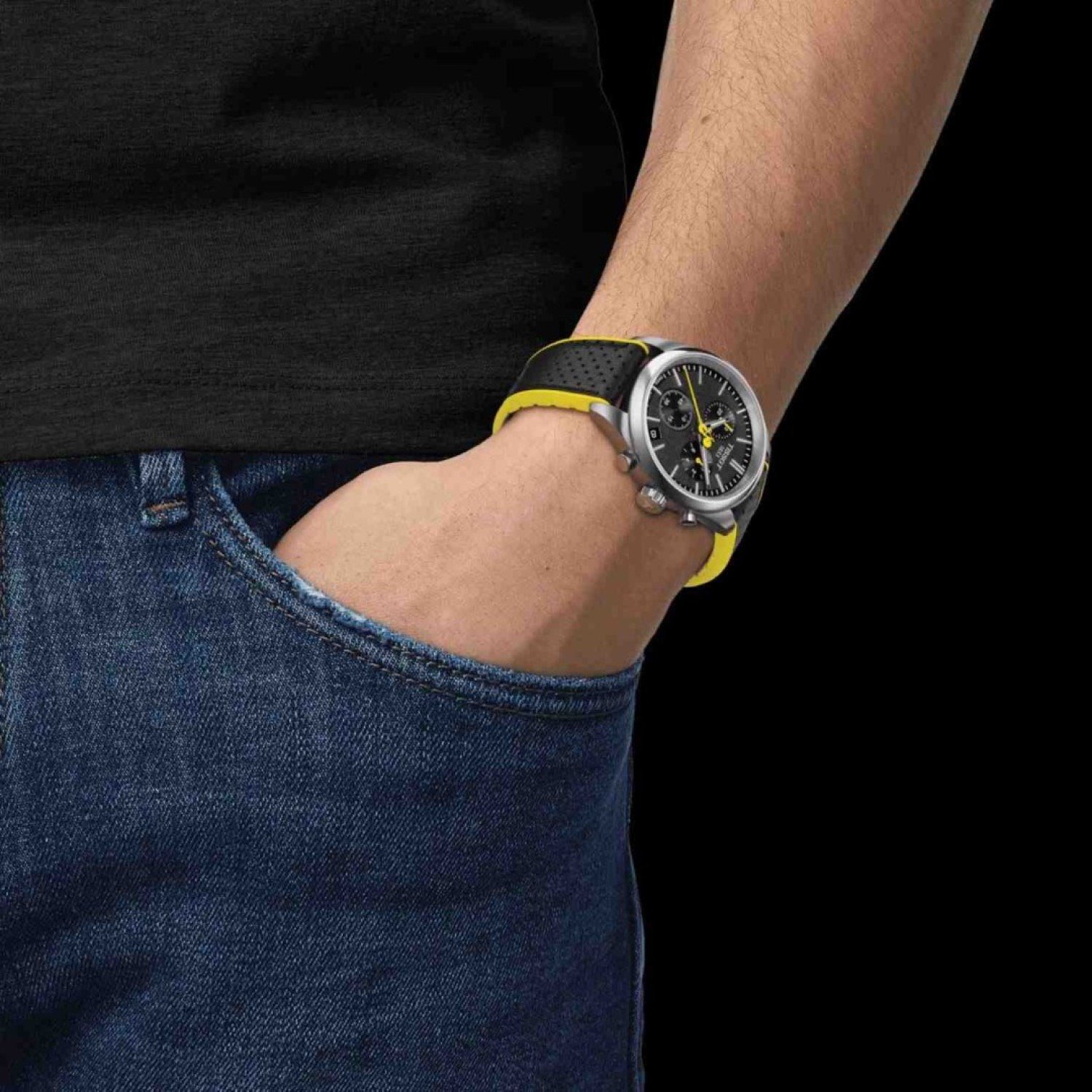 Christies Jewellery - Tissot PR100 TOUR DE FRANCE Watch T1504171105100 Auckland NZ Tissot PR100 TOUR DE FRANCE Watch T1504171105100 T150.417.11.051.00 Tissot Watches NZ