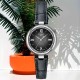 Christies Jewellery - Tissot Desir Black Dial Watch T1520101603800 Auckland NZ Tissot Desir Black Dial Watch T1520101603800 T152.010.16.038.00 Tissot Watches NZ | Graded Black Dial and Grey Leather Strap