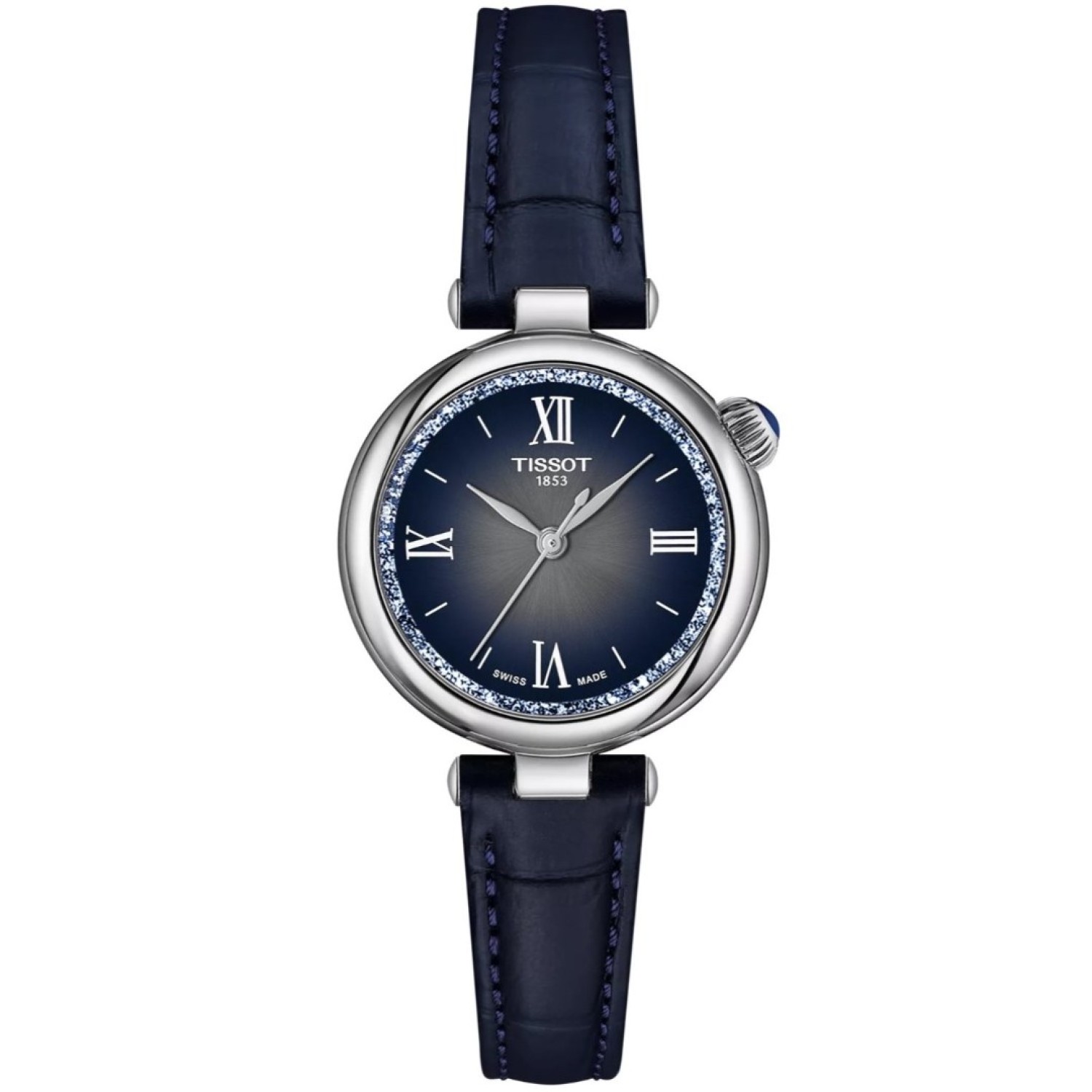 Christies Jewellery - Tissot Desir Blue Dial Watch T1520101603801 Auckland NZ Tissot Desir Blue Dial Watch T1520101603801 T152.010.16.038.01 Tissot Watches NZ | with blue leather strap
