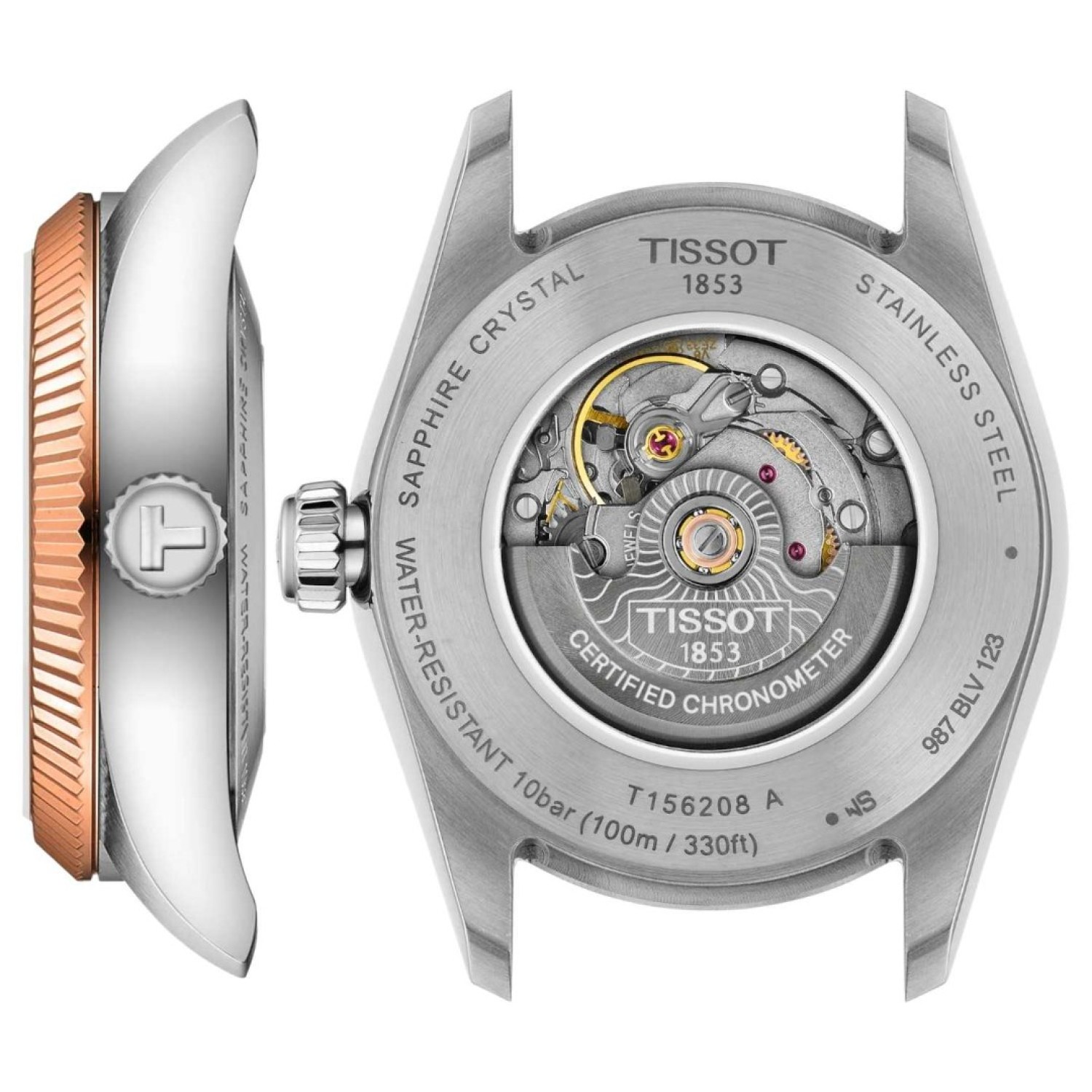 Tissot Ballade 30mm – Bi-Tone Rose Gold & Silver | T1562082203300 / T156.208.22.033.00 | Shop Now at Christies NZ – Free Delivery & 7-Day Support Tissot Ballade 30mm Ladies Watch – Bi-Tone Rose Gold & Silver | T1562082203300 / T156.208.22.033.00