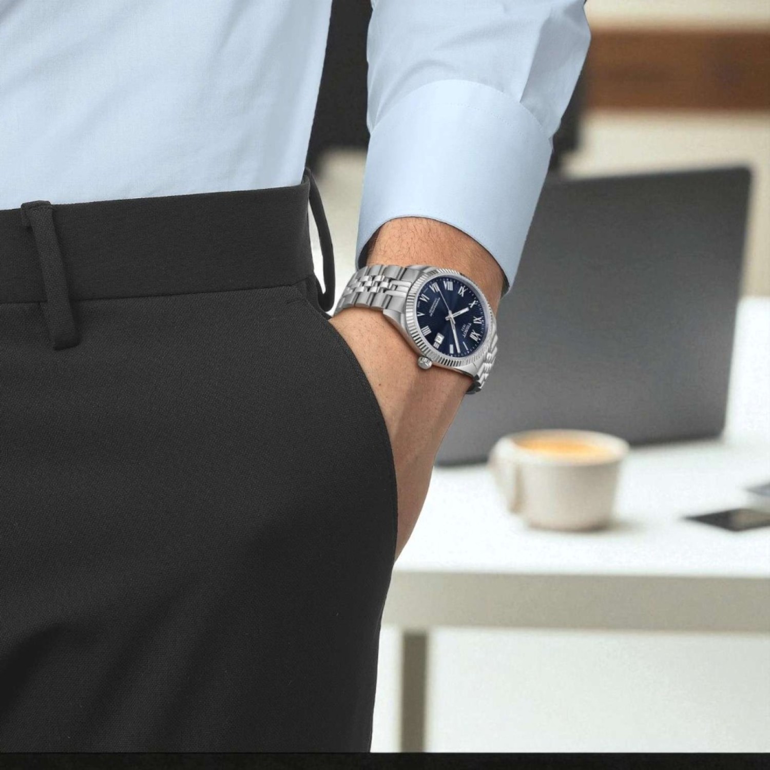 Tissot Ballade 39mm Powermatic 80 Chronometer – Blue Dial | Tissot Watches NZ | Model T1564081104300 / T156.408.11.043.00 | Swiss Made Timepiece – Fast Delivery & Support Tissot Ballade Powermatic 80 Chronometer – 39mm Blue Dial | T1564081104300 / T156.408.11.043.00 – NZ Stockist