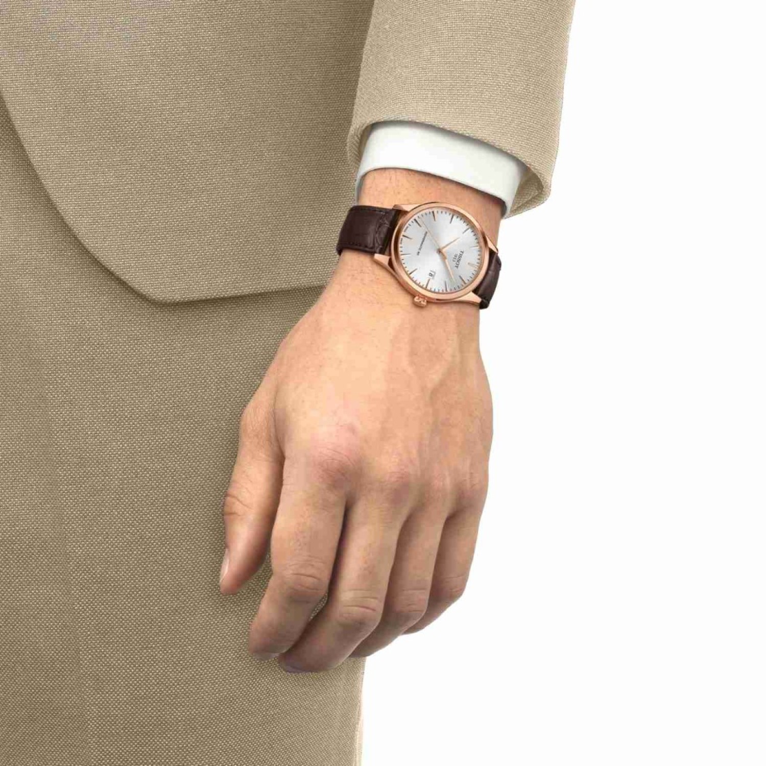 Tissot Classic Dream Powermatic 80 – Rose Gold Elegance Watch | T1584073603100 / T158.407.36.031.00