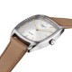 Christies Jewellery - Tissot Stylist Silver Dial Leather Strap Watch T1599091603100 Auckland NZ Tissot Stylist Silver Dial Leather Strap Watch T1599091603100 T159.909.16.031.00 with gold hands and markings on dial