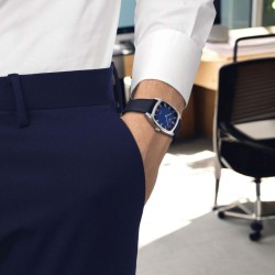 Tissot Stylist Blue Dial Leather Strap Watch T1599091604300 Tissot Stylist Blue Dial Leather Strap Watch T1599091604300