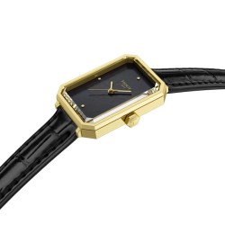 Tissot SRV 30mm Black Dial Leather Strap Watch | T1601103612600 Tissot SRV 30mm Black Dial Leather Strap Watch | T1601103612600