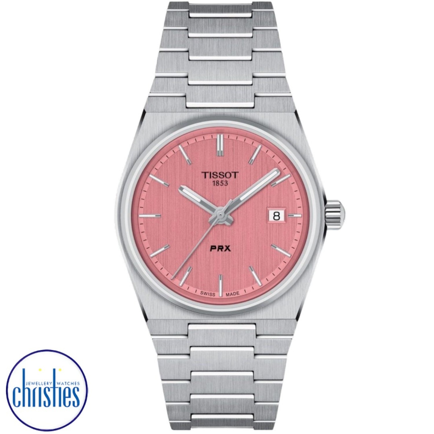 Christies Jewellery - Tissot PRX 35MM Pink Dial T1372101133100 Watches Auckland NZ Tissot PRX 35MM Pink Dial T1372101133100 T137.210.11.331.00 Tissot Watches NZ | Order now for Fast Free Delivery and 7 Day NZ support online and Instore at our Auckland Stores.