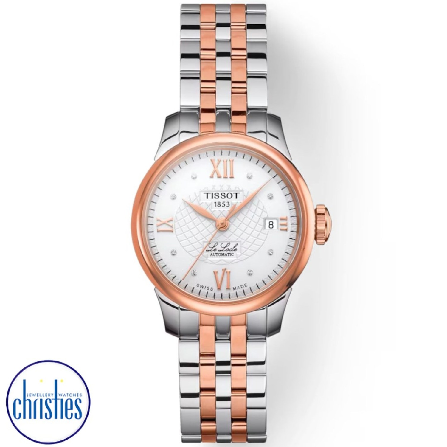 Christies Jewellery - Tissot Le Locle Automatic Lady T41218316 Watches Auckland NZ Tissot Le Locle Automatic Lady T41218316 T41.2.183.16 Tissot Watches NZ | Order now for Fast Free Delivery and 7 Day NZ support online and Instore at our Auckland Stores.