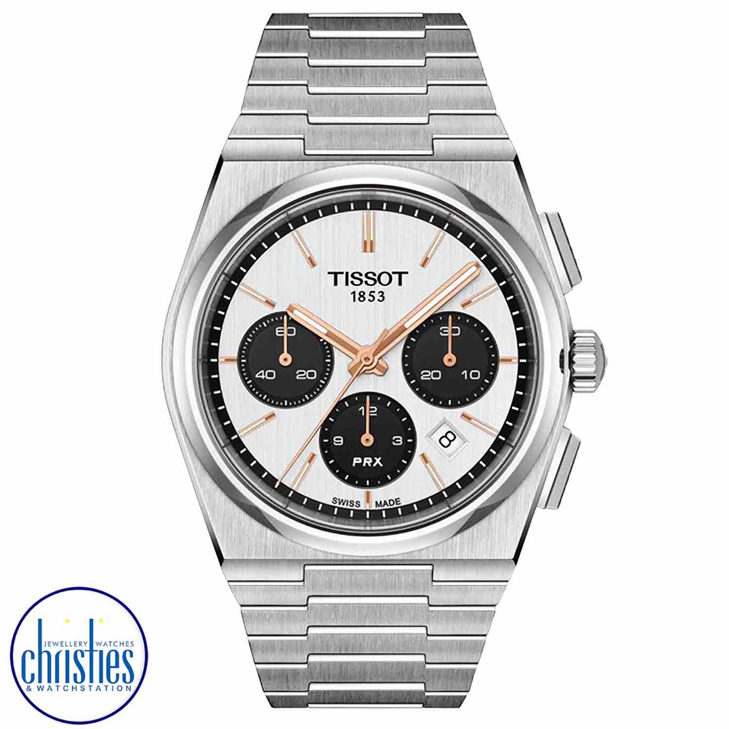 TISSOT PRX Watch Valjoux Chrono Dial Steel Bracelet T1374271101100 T137.427.11.011.00 tissot prx powermatic 80 review TISSOT PRX Watch Valjoux Chrono Dial Steel Bracelet T1374271101100 tissot prx powermatic 80 sale