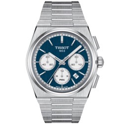 TISSOT PRX Watch Valjoux Chronograph Blue Dial T1374271104100