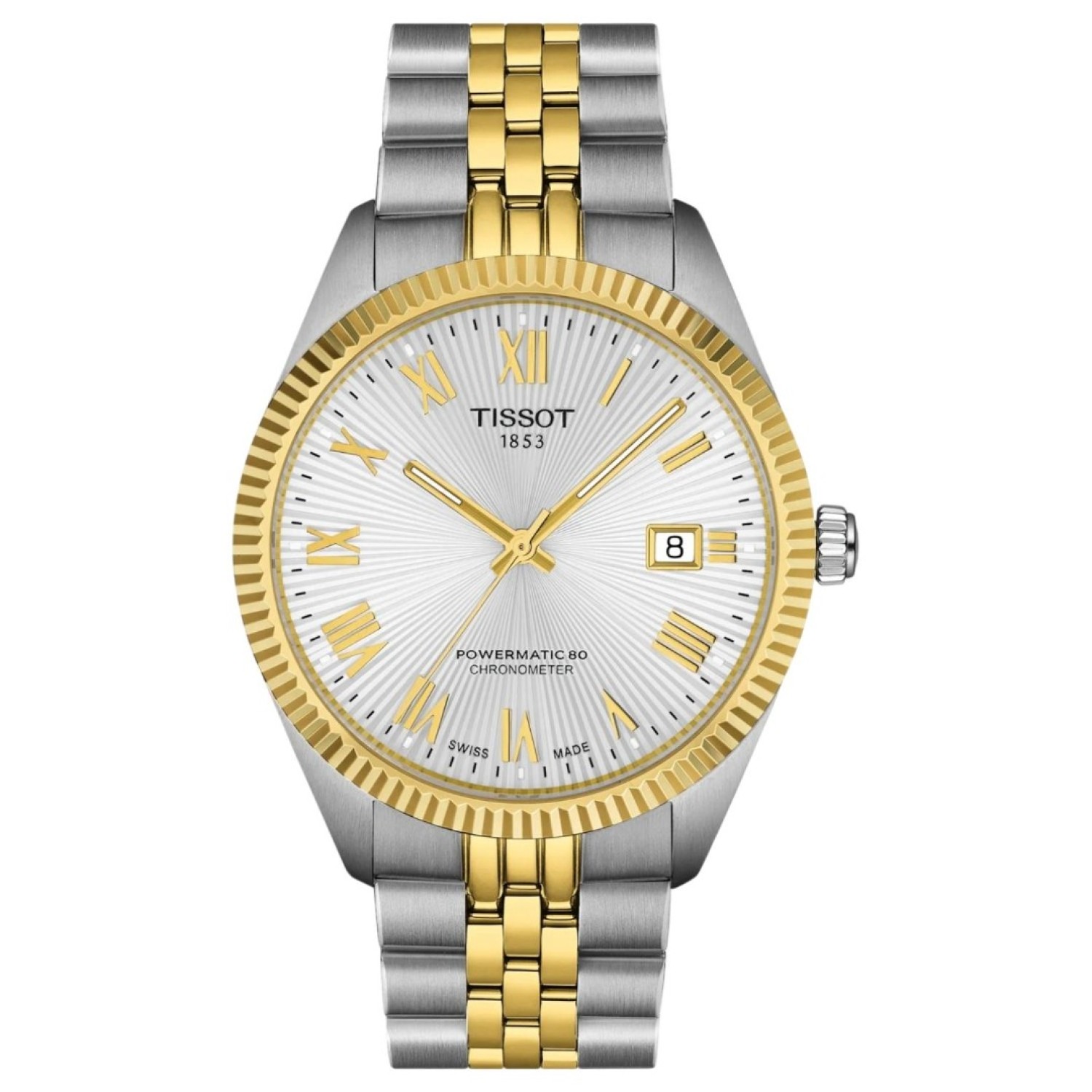 Tissot Ballade 39mm Powermatic 80 Chronometer – Bi-Tone Silver Dial | Tissot Watches NZ | Model T1564082203300 / T156.408.22.033.00 | Swiss Made Timepiece – Fast Delivery & Support Tissot Ballade Powermatic 80 Chronometer – 39mm Bi-Tone Silver Dial | T1564082203300 / T156.408.22.033.00 – NZ Stockist