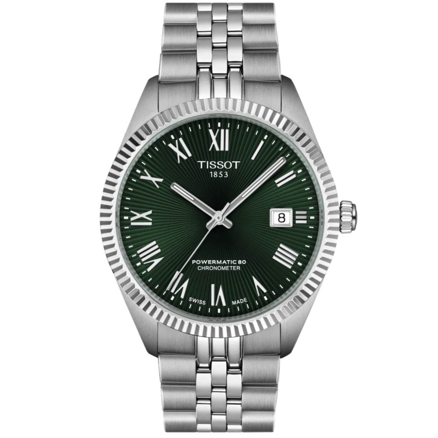 Tissot Ballade 39mm Powermatic 80 Chronometer – Green Dial | Tissot Watches NZ | Model T1564081109300 / T156.408.11.093.00 | Swiss Made Luxury Timepiece Tissot Ballade 39mm Powermatic 80 Chronometer - Green Dial | T1564081109300 by Tissot Watches