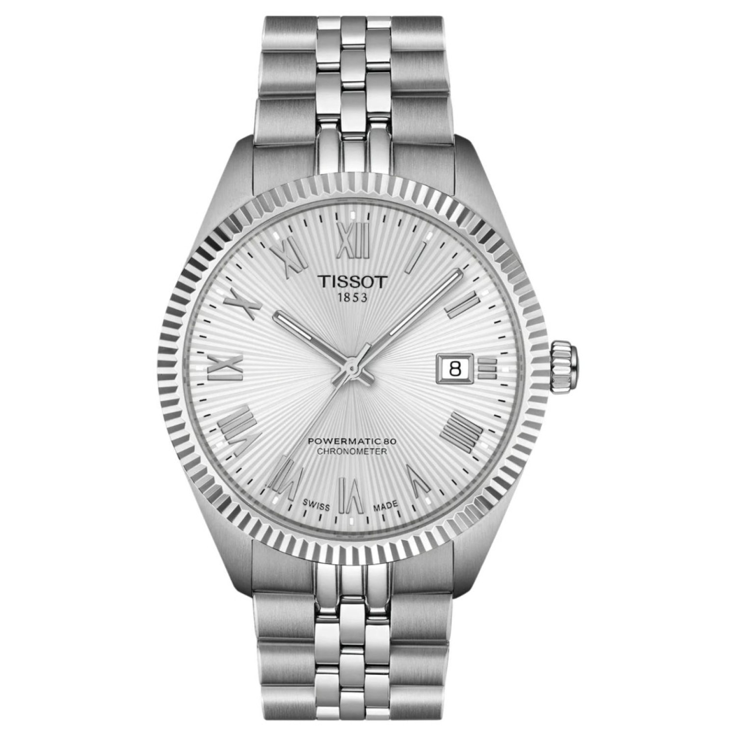 Tissot Ballade 39mm Powermatic 80 Chronometer – Silver Dial | Tissot Watches NZ | Model T1564081103300 / T156.408.11.033.00 | Swiss Made Timepiece – Fast Delivery & Support Tissot Ballade Powermatic 80 Chronometer – 39mm Silver Dial | T1564081103300 / T156.408.11.033.00 – NZ Stockist