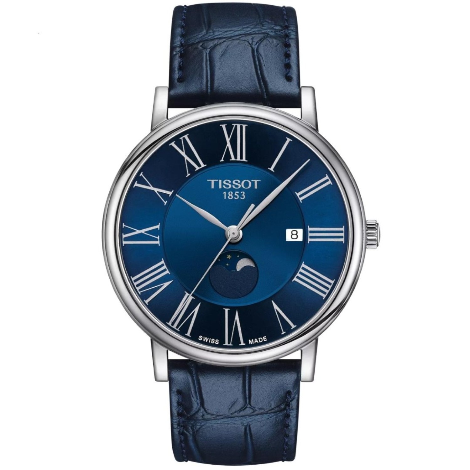 Tissot Carson Premium 40mm - Blue Leather | T1224231604300 – Tissot Watches NZ | Order now for Fast Free Delivery and 7 Day NZ support online and Instore at our Auckland Stores. Tissot Carson Premium 40mm - Blue Leather | T1224231604300 by Tissot Watches