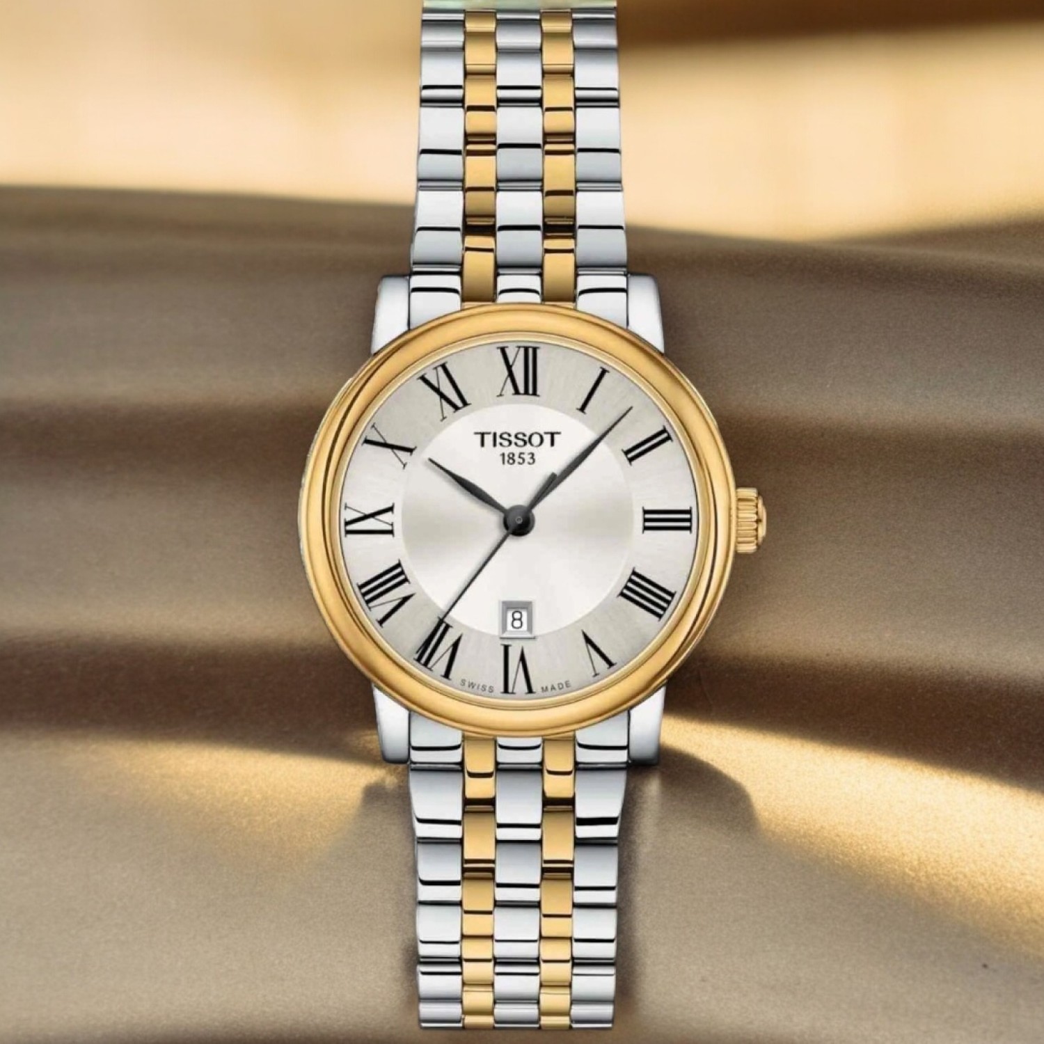 Christies Jewellery - Tissot Carson Premium Lady T1222102203300 Watches Auckland NZ Tissot Carson Premium Lady T1222102203300 T122.210.22.033.00 Tissot Watches NZ | Order now for Fast Free Delivery and 7 Day NZ support online and Instore at our Auckland Stores.