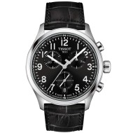 Tissot Chrono L 42mm Black Dial with Black Leather Strap | T1164171605200
