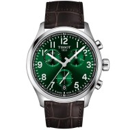 Tissot Chrono L 42mm Green Dial with Brown Leather Strap | T1164171609200