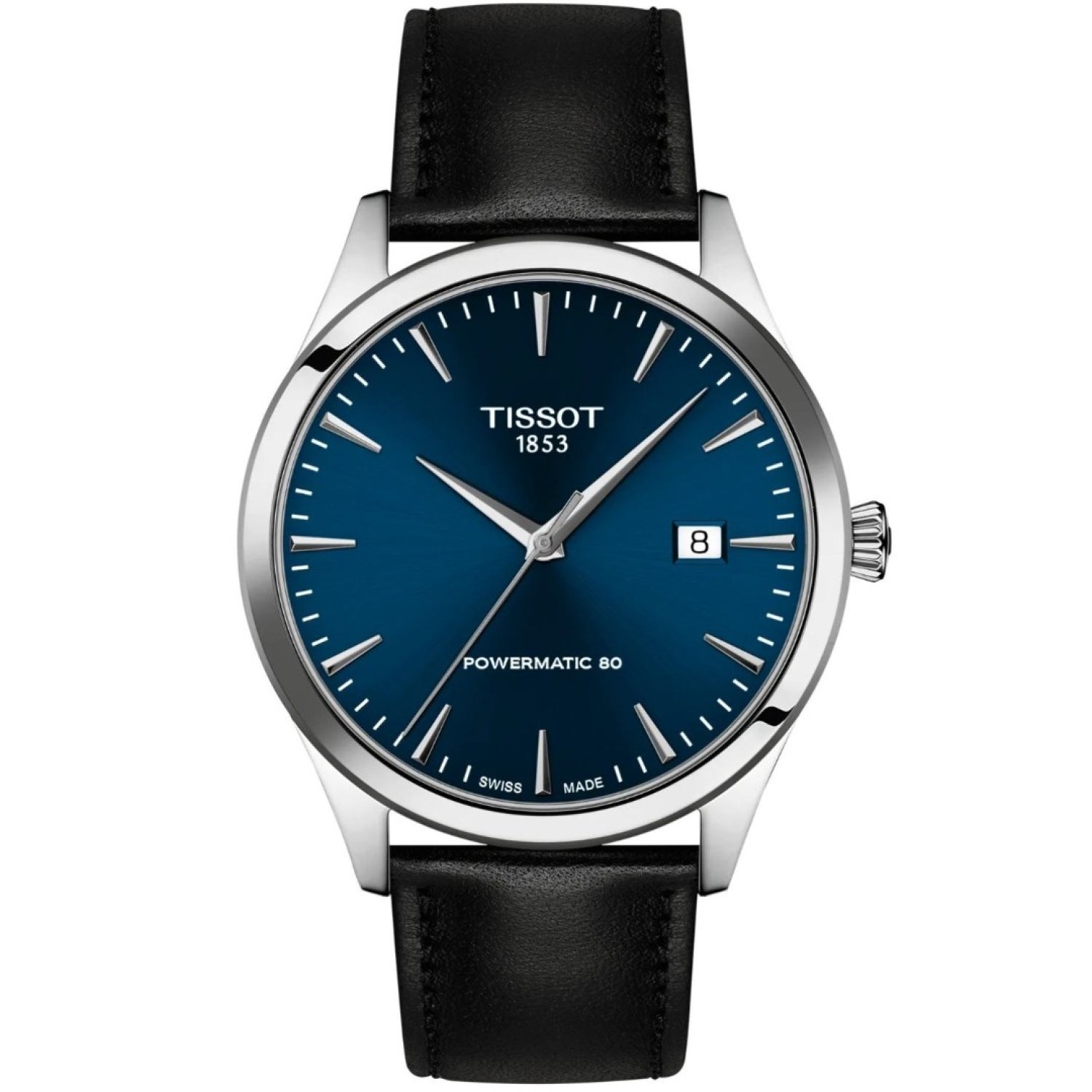 Tissot Classic Dream Powermatic 80 – Blue Dial Leather Strap | T1584071604100 – Tissot Watches NZ | Order now for Fast Free Delivery and 7 Day NZ support online and Instore at our Auckland Stores. Tissot Classic Dream Powermatic 80 – Blue Dial Leather Strap | T1584071604100 by Tissot Watches