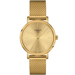 Tissot Everytime 34mm Gold Watch T1432103302100