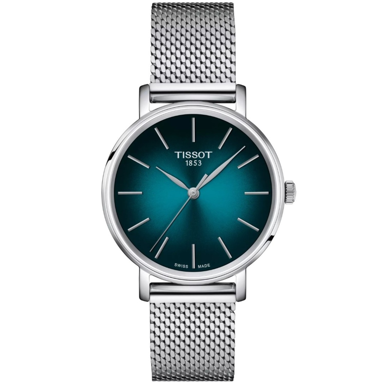Tissot Everytime 34mm Teal Gradient Dial Watch – T1432101109100 | Tissot Watches NZ – Fast Free Delivery & 7-Day Support Online or In-Store at Christies Auckland Tissot Everytime 34mm Teal Gradient Dial Watch - T1432101109100 by Tissot Watches