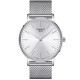 Tissot Everytime 40mm White Dial Mesh Strap Watch - T1434101101100 by Tissot Watches