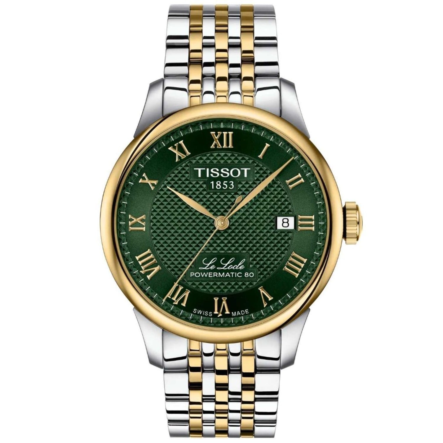 Tissot Le Locle 39.3mm Powermatic 80 – Green Dial, Two Tone | T0064072209300 by Tissot Watches