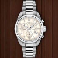 Tissot PR100 36mm Chrono White Mother of Pearl Dial | T1502171111100
