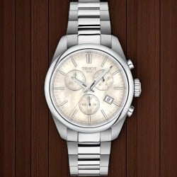 Tissot PR100 36mm Chrono White Mother of Pearl Dial | T1502171111100