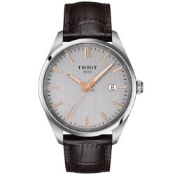 Tissot PR100 40mm Brown Leather Strap Watch | T1504101603100