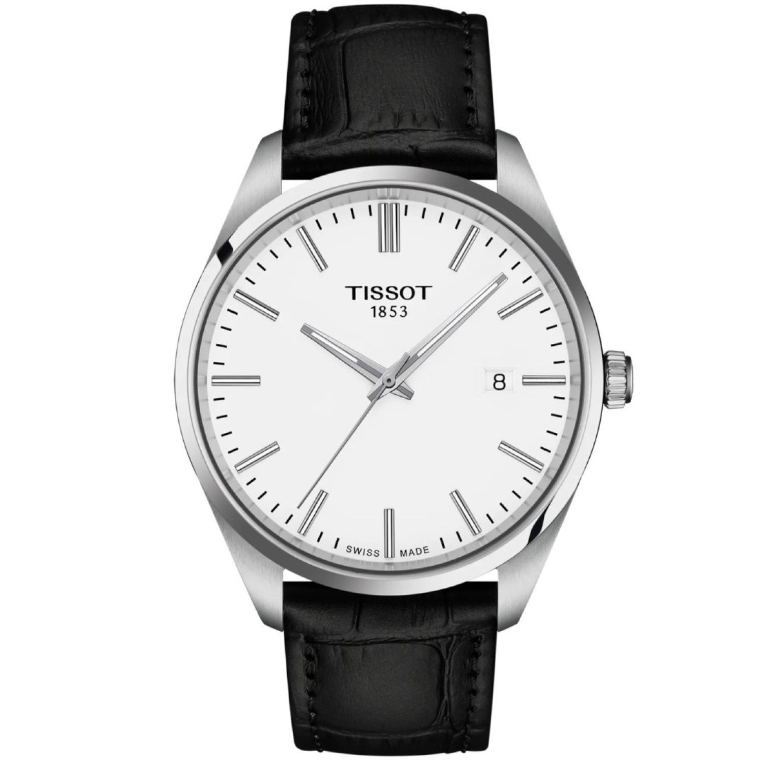 Tissot PR100 40mm White Dial – Black Leather Strap | T1504101601100 – Buy Online at Christies Jewellery & Watches NZ Tissot PR100 40mm White Dial – Black Leather Strap | T1504101601100 by Tissot Watches