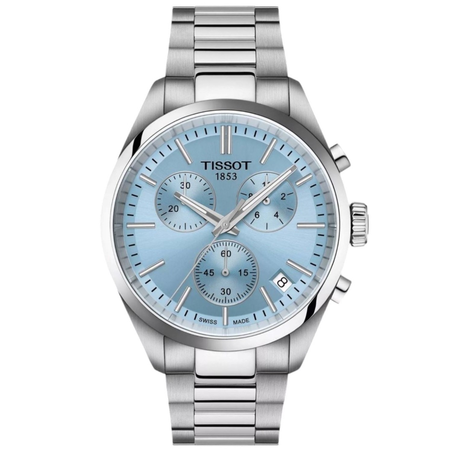 Tissot PR100 Ice Blue Dial Chrono T1504171135100 – Tissot Watches NZ | Order now for Fast Free Delivery and 7 Day NZ support online and Instore at our Auckland Stores. Tissot PR100 Ice Blue Dial Chrono T1504171135100 by Tissot Watches NZ | Order now for Fast Free Delivery and 7 Day NZ support online and Instore at our Auckland Stores.