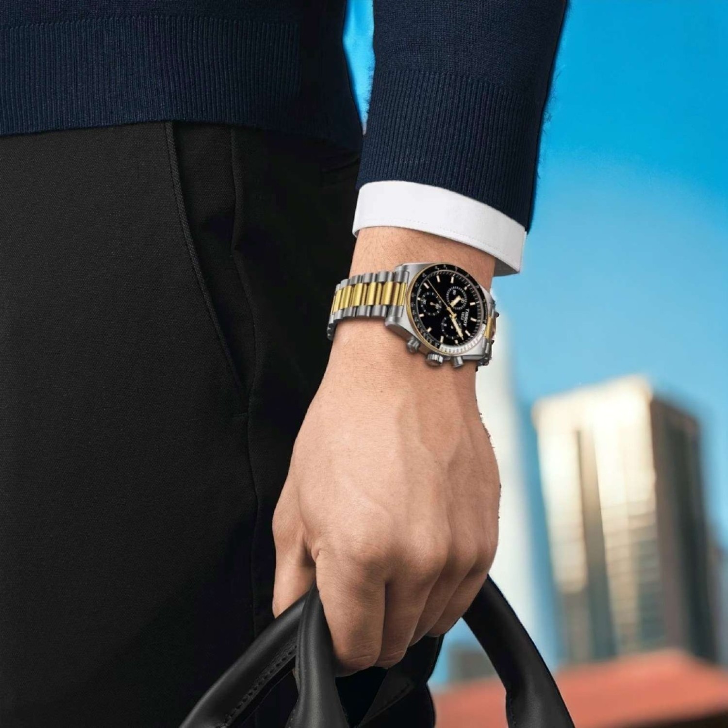 Christies Jewellery - Tissot PRS 516 Bi-Tone Chronograph Watch T1494172205100 Watches Auckland NZ Tissot PRS 516 Bi-Tone Chronograph Watch T1494172205100 T149.417.22.051.00 Tissot Watches NZ | Order now for Fast Free Delivery and 7 Day NZ support online and Instore at our Auckland Stores.