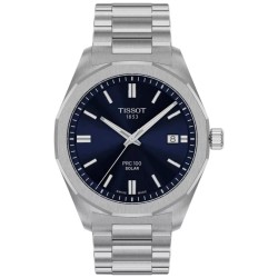 Tissot PRC 100 Solar 39mm Blue Dial Watch T1514221104100