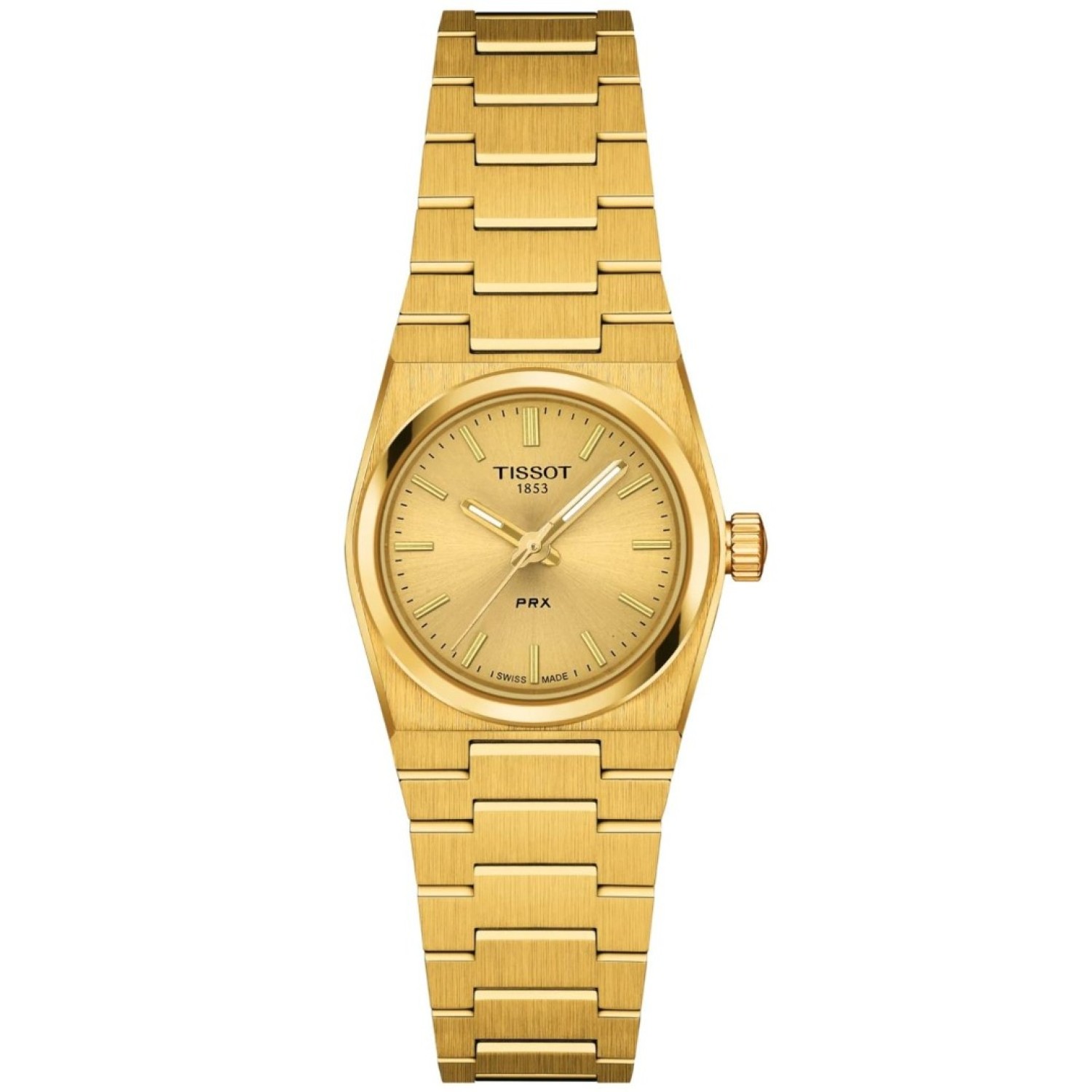 Tissot PRX 25MM - All Gold Watch | T1370103302100 – Tissot Watches NZ | Order now for Fast Free Delivery and 7 Day NZ support online and Instore at our Auckland Stores. Tissot PRX 25MM - All Gold Watch | T1370103302100 by Tissot Watches