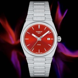 Tissot PRX 35MM Quartz Red Dial T1372101142100
