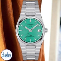 Tissot PRX Powermatic 80 35MM Mint Green T1372071109101