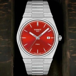 Tissot PRX Red Dial 40mm T1374101142100