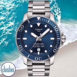 Tissot Seastar 1000 Powermatic 80 Blue Dial T1204071104103
