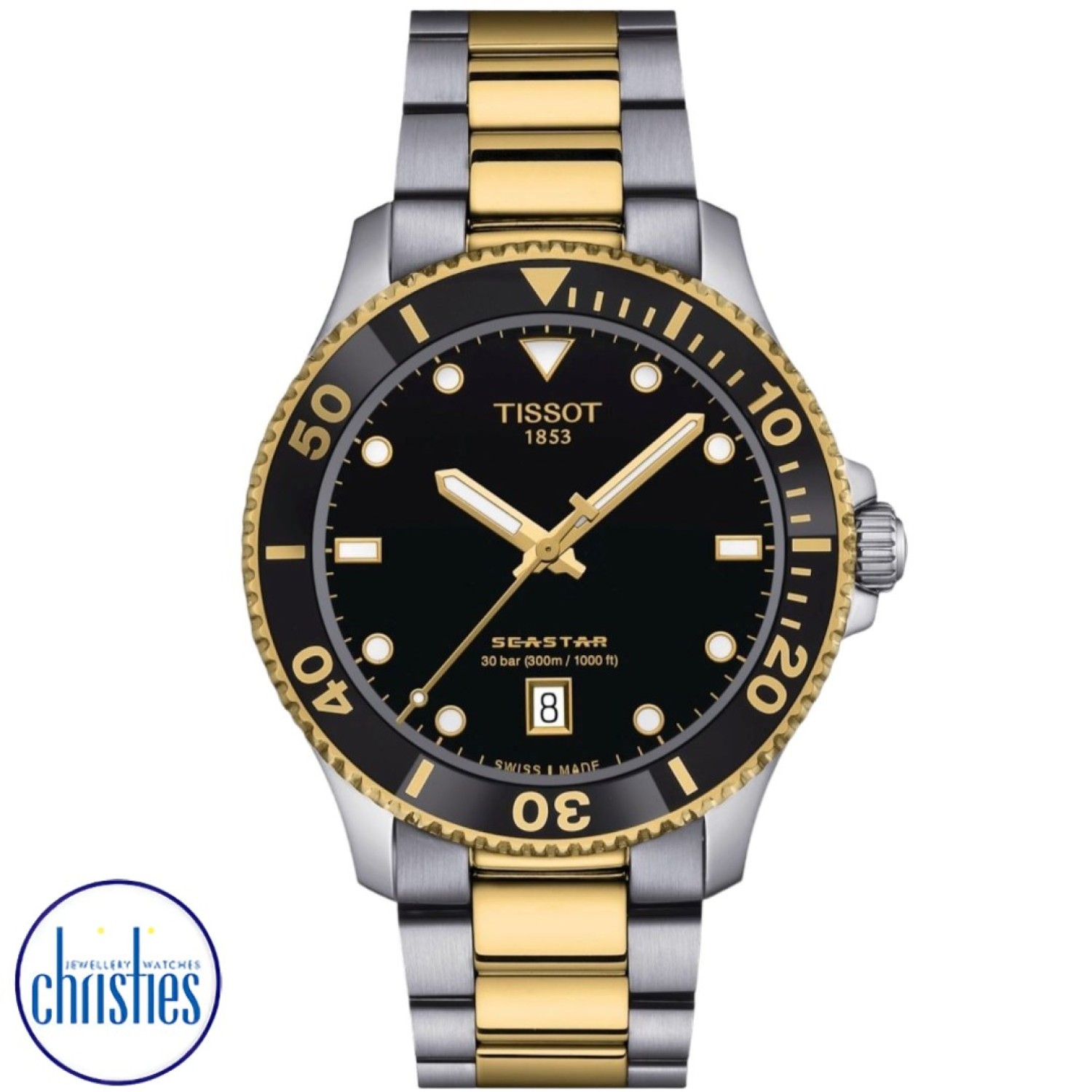 Christies Jewellery - Tissot Seastar 1000 T Sport 40MM T1204102205100 Watches Auckland NZ Tissot Seastar 1000 T Sport 40MM T1204102205100 T120.410.22.051.00 Watches Auckland