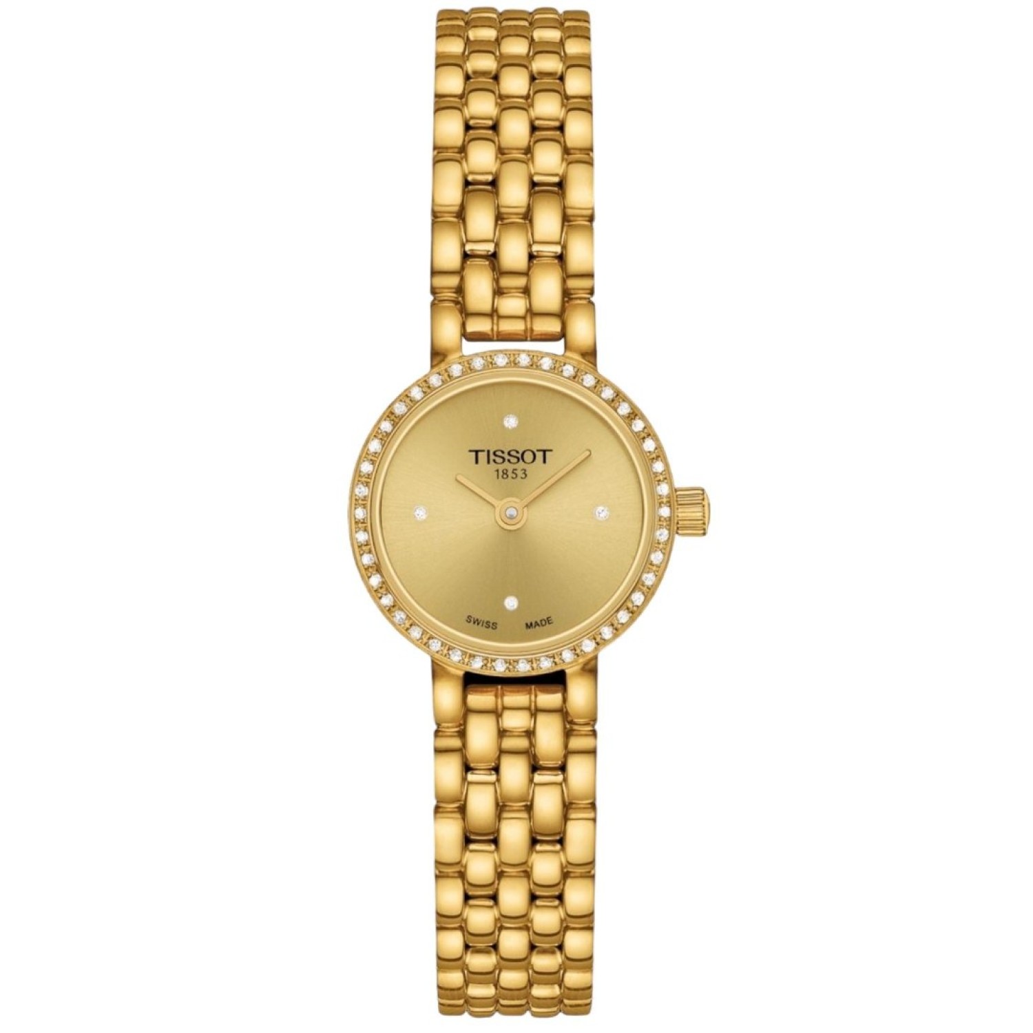 Christies Jewellery - Tissot T-Lady Lovely Gold Watch T1400096302600 Tissot T-Lady Lovely Gold Watch T1400096302600 | T140.009.63.026.00 Tissot Watches NZ